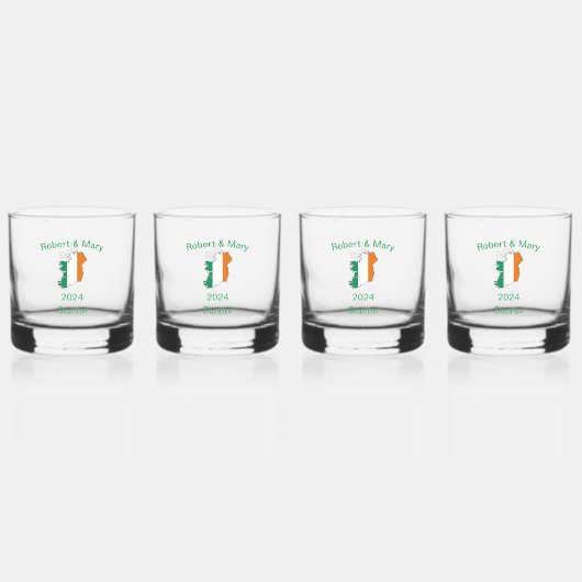 Irish Wedding Whiskey Glass Set Whiskyglas (Vorderseite)