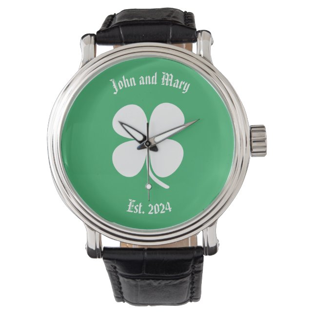 Irish Wedding Wrist Watch Armbanduhr (Vorderseite)