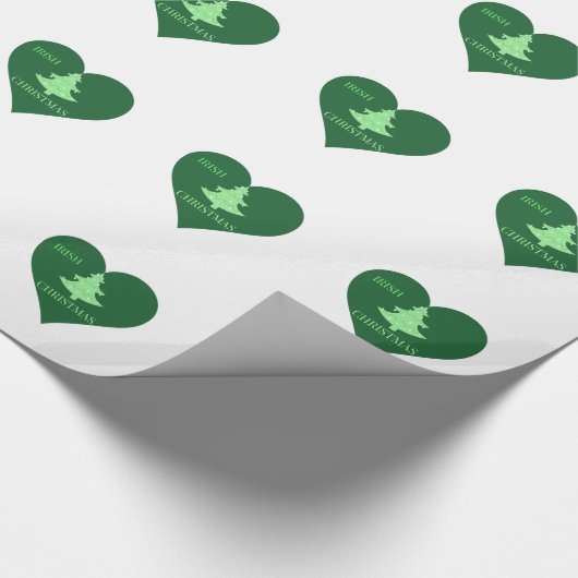 Irish Weihnachten Geschenkpapier (Ecke)