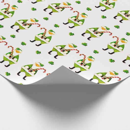 Irish Weihnachten Geschenkpapier (Ecke)