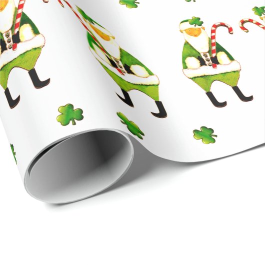 Irish Weihnachten Geschenkpapier (Rolleneckpunkt)