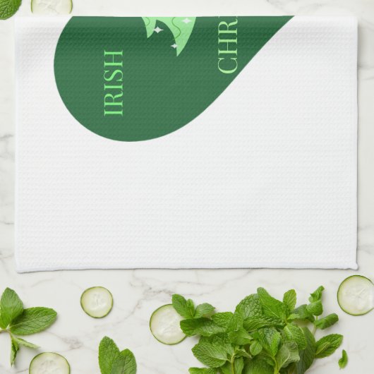 Irish Weihnachten Geschirrtuch (Gefaltet)