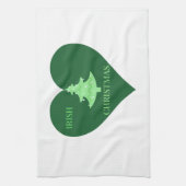 Irish Weihnachten Geschirrtuch (Vertikal)