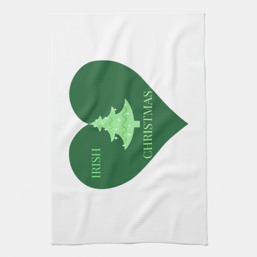 Irish Weihnachten Geschirrtuch (Vertikal)