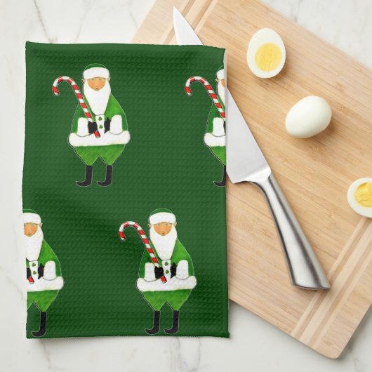 Irish Weihnachten Geschirrtuch (Viertel Falte)