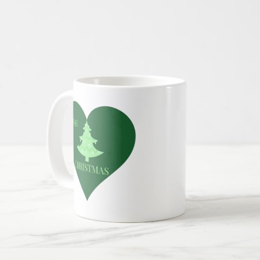 Irish Weihnachten Kaffeetasse (Vorderseite Links)