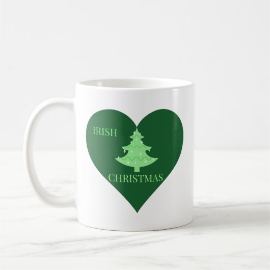 Irish Weihnachten Kaffeetasse (Links)