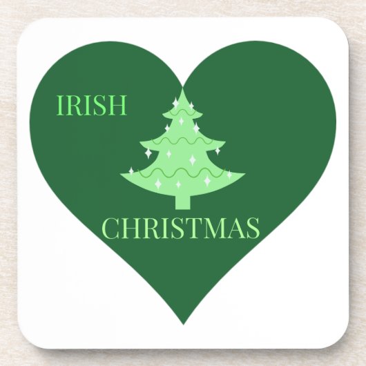 Irish Weihnachten Untersetzer (Vorderseite)