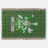 Irish Weld Coat of Arms Familienwappen Irland Decke (Vorderseite)