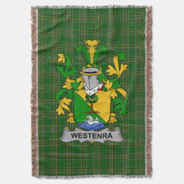Irish Westenra Coat of Arms Familienwappen Irland Decke