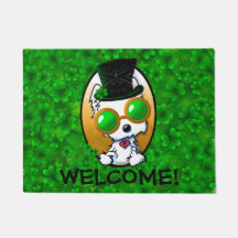 Irish Westie Welcome Mat