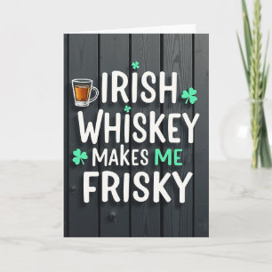 Irish Whiskey Fröhliche Fun Karte