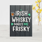 Irish Whiskey Fröhliche Fun Karte (Gelbe Blume)