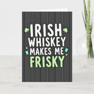 Irish Whiskey Fun Musterkarte Karte