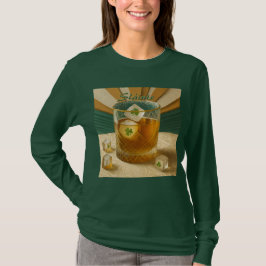 Irish Whiskey Tumbler Shamrock Ice "Sláinte!" T-Shirt