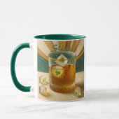 Irish Whiskey Tumbler Shamrock Ice "Sláinte!" Tasse (Links)