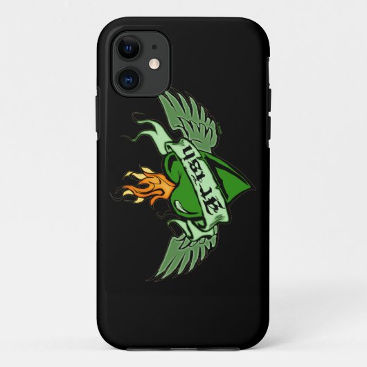 Irish Winged Heart iPhone 5 Fall Case-Mate iPhone Hülle (Rückseite)