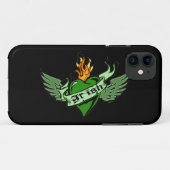 Irish Winged Heart iPhone 5 Fall Case-Mate iPhone Hülle (Rückseite (Horizontal))