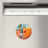 Irish Wolfhound 1 - Saal in Arles Magnet (In Situ (Geschirrspüler))