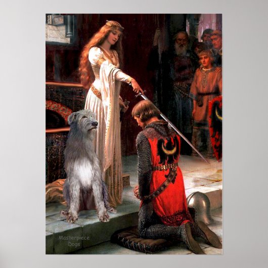 Irish Wolfhound 1 - The Accolade Poster (Vorne)