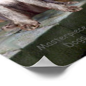 Irish Wolfhound 1 - The Accolade Poster (Ecke)