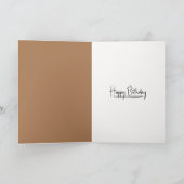 Irish Wolfhound 50. Geburtstag Spaß Karte (Innenseite)