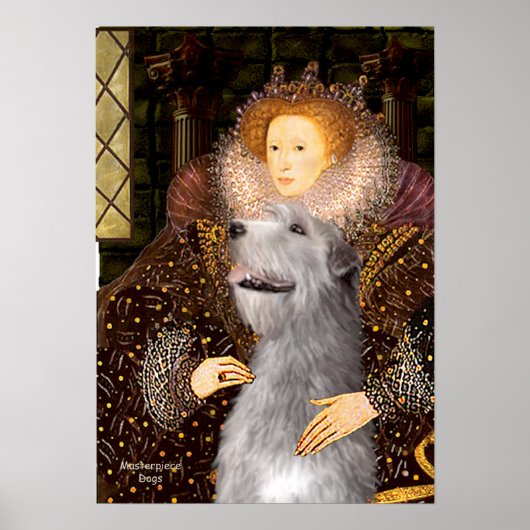 Irish Wolfhound 6 - Queen Poster (Vorne)
