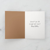 Irish Wolfhound Birthday Spaß Karte (Innenseite)