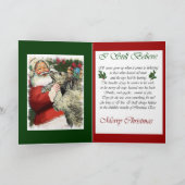 Irish Wolfhound Christmas Geschenke Feiertagskarte (Innenseite)