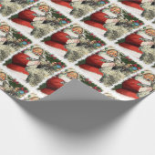 Irish Wolfhound Christmas Geschenkpapier (Ecke)