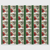 Irish Wolfhound Christmas Geschenkpapier (Flach)