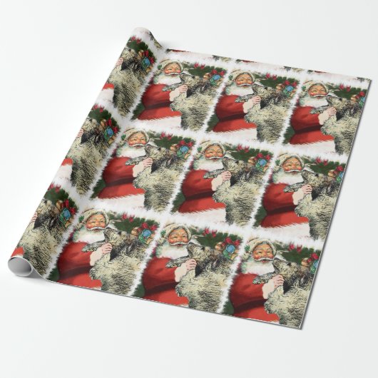 Irish Wolfhound Christmas Geschenkpapier (Ungerollt)