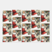 Irish Wolfhound Christmas Geschenkpapier Set (Vorderseite 2)