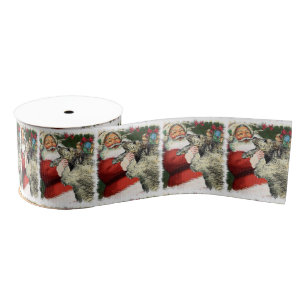 Irish Wolfhound Christmas Ripsband