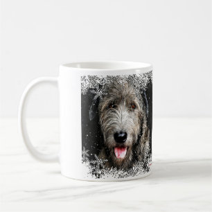Irish Wolfhound Christmas Tasse