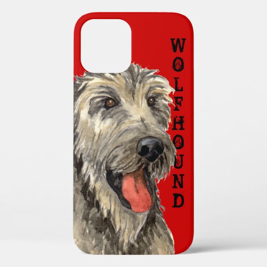 Irish Wolfhound Color Block Case-Mate iPhone Hülle (Rückseite)