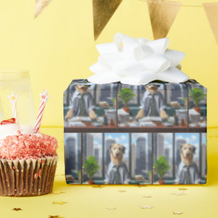 Irish Wolfhound Corporate Business Geschenkpapier