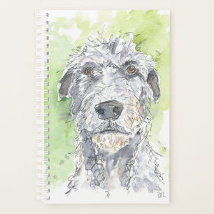 Irish Wolfhound Designplaner. Planer