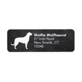 Irish Wolfhound Dog Breed Silhouette (Vorne)