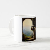 Irish Wolfhound Dog Kaffeetasse (Vorderseite Links)