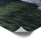 Irish Wolfhound Dog Portrait Poster (Ecke)