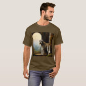 Irish Wolfhound Dog T-Shirt (Vorne ganz)