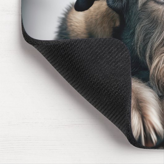 Irish Wolfhound Dream Of Steak Mousepad (Ecke)