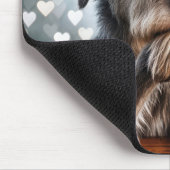 Irish Wolfhound Dreaming of Bones Mousepad (Ecke)