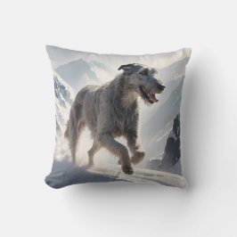 Irish Wolfhound Elegant Breed Throw Pillow Kissen