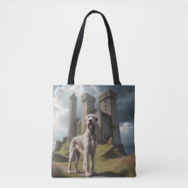 Irish Wolfhound Elegante Shoulder Tote Tag Tasche