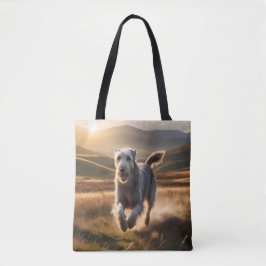 Irish Wolfhound Elegante Shoulder Tote Tag Tasche