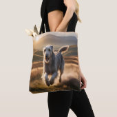 Irish Wolfhound Elegante Shoulder Tote Tag Tasche (Von Nahem)