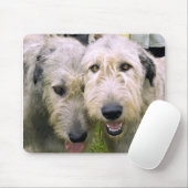 Irish Wolfhound Foto Mousepad (Mit Mouse)