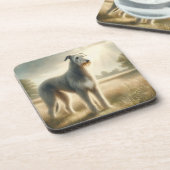 Irish Wolfhound Getränkeuntersetzer (Linke Seite)